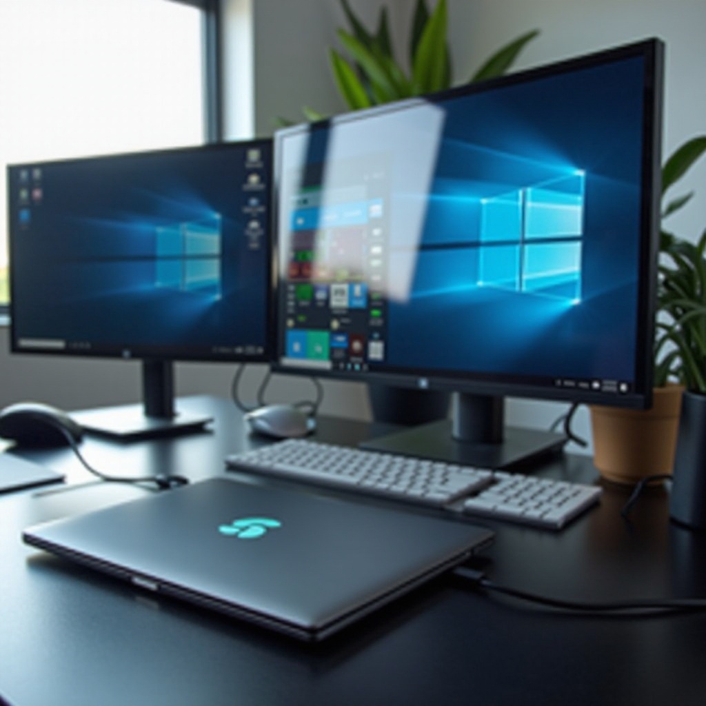 can i close my pc and keep monitors runnning