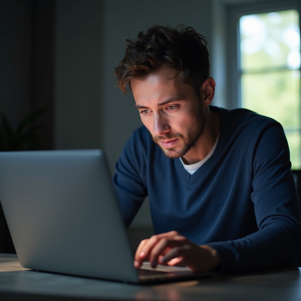 why does my laptop screen flash twice then stops