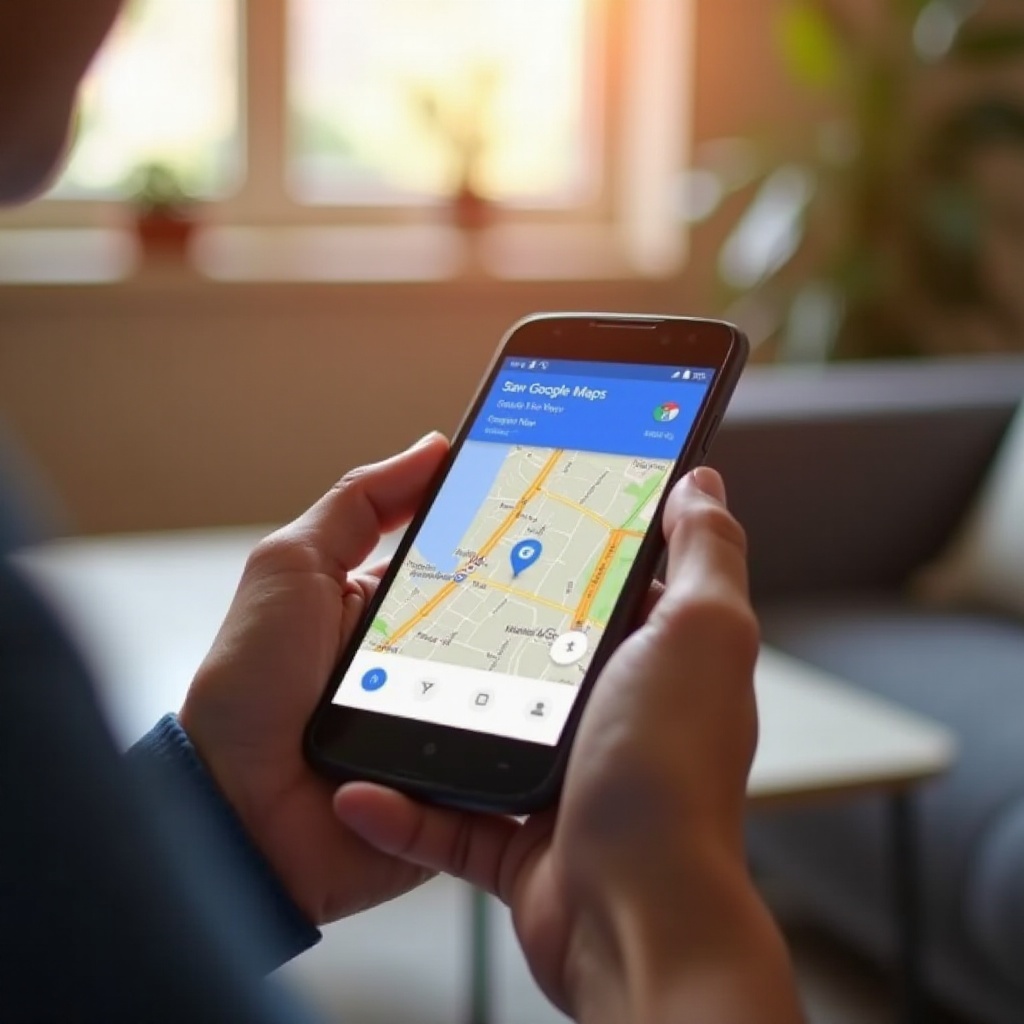 google maps save to phone