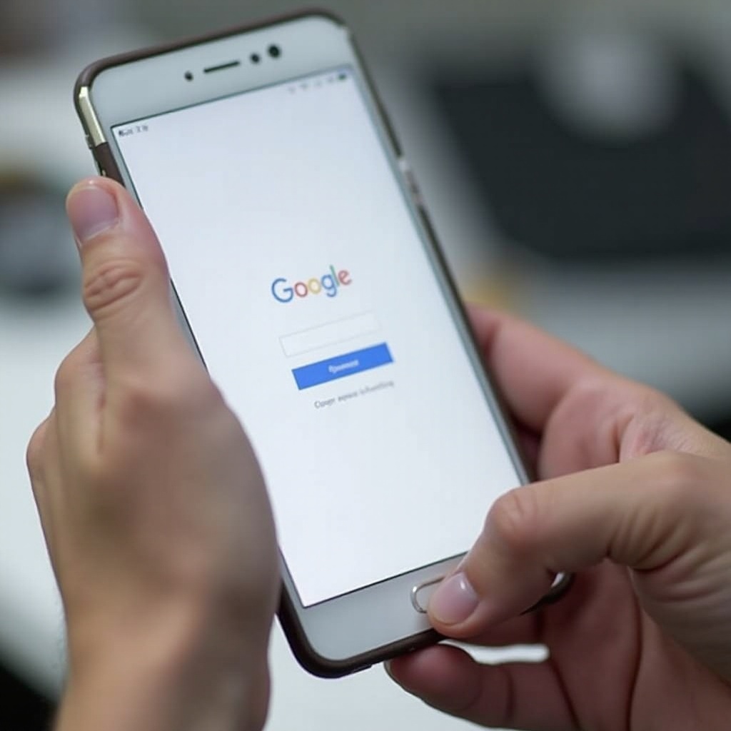 how to login to google on phone