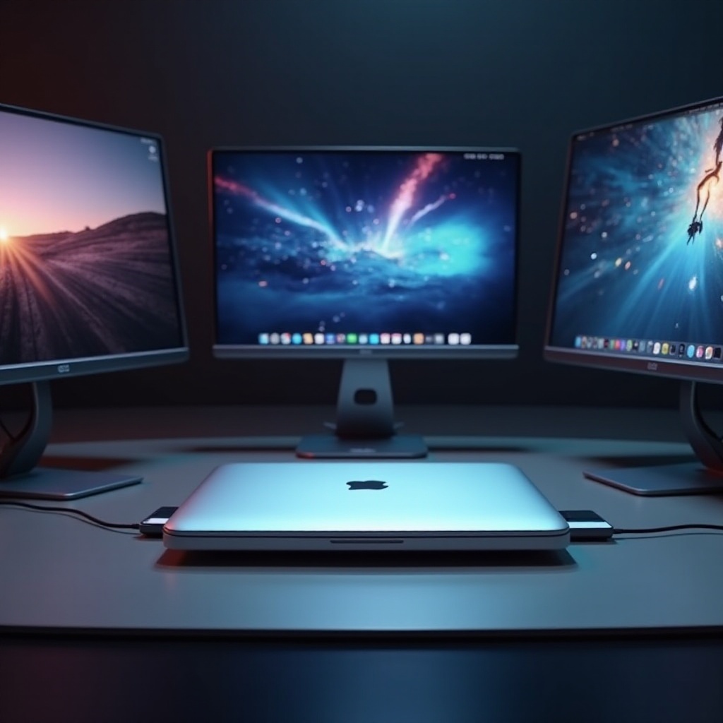 how many displays macbook pro m4 mini can support